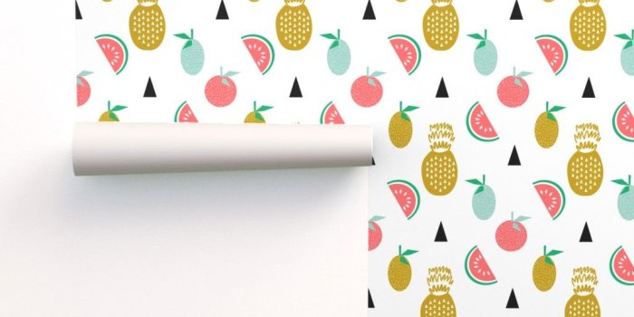 1024x1024 tropical summer fruits pineapple watermelon citrus on Isobar by