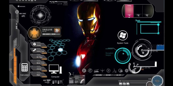 1280x720 How To Get Iron Man Rainmeter Skin-Link in the Description