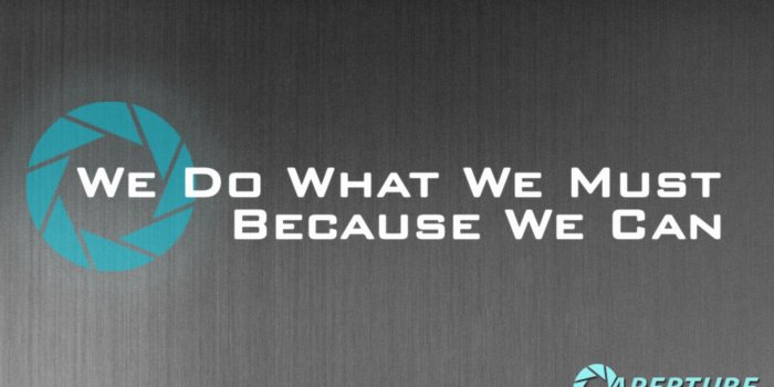 1920x1200 Aperture Science Wallpapers