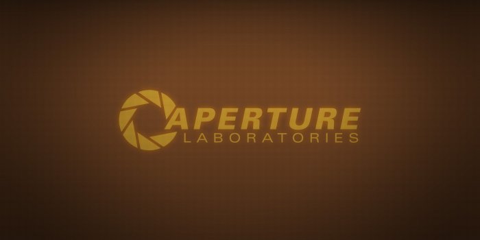 2560x1600 HD wallpaper: Aperture laboratories logo, Portal (game), Portal 2