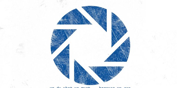 2436x1125 Aperture Science HD Wallpaper iPhone X - HD Wallpaper - Wallpapers.net