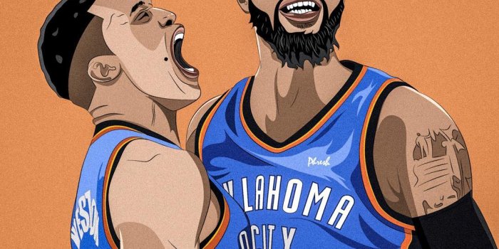 1080x1080 Paul George Oklahoma City Thunder Wallpapers