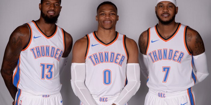 3880x2726 Carmelo Russell Westbrook and Paul George already have their own