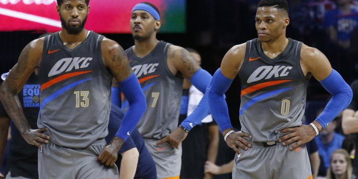 3072x2048 Paul George Talks 'Brotherhood' with Russell Westbrook, Carmelo