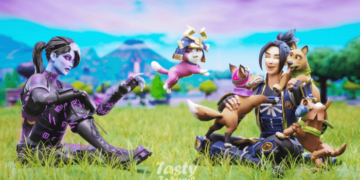 3840x2160 Dark Bomber and Hime Wallpaper. : FortNiteBR