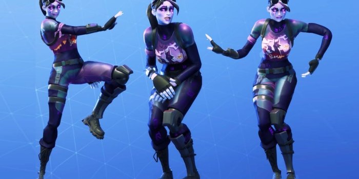 1280x720 ▷ Dark Bomber - Fortnite Skin - Evil Nightmare Girl