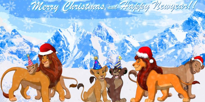 1920x1080 The Lion King Merry Christmas Happy Newyear - Kovu_Oat Photo