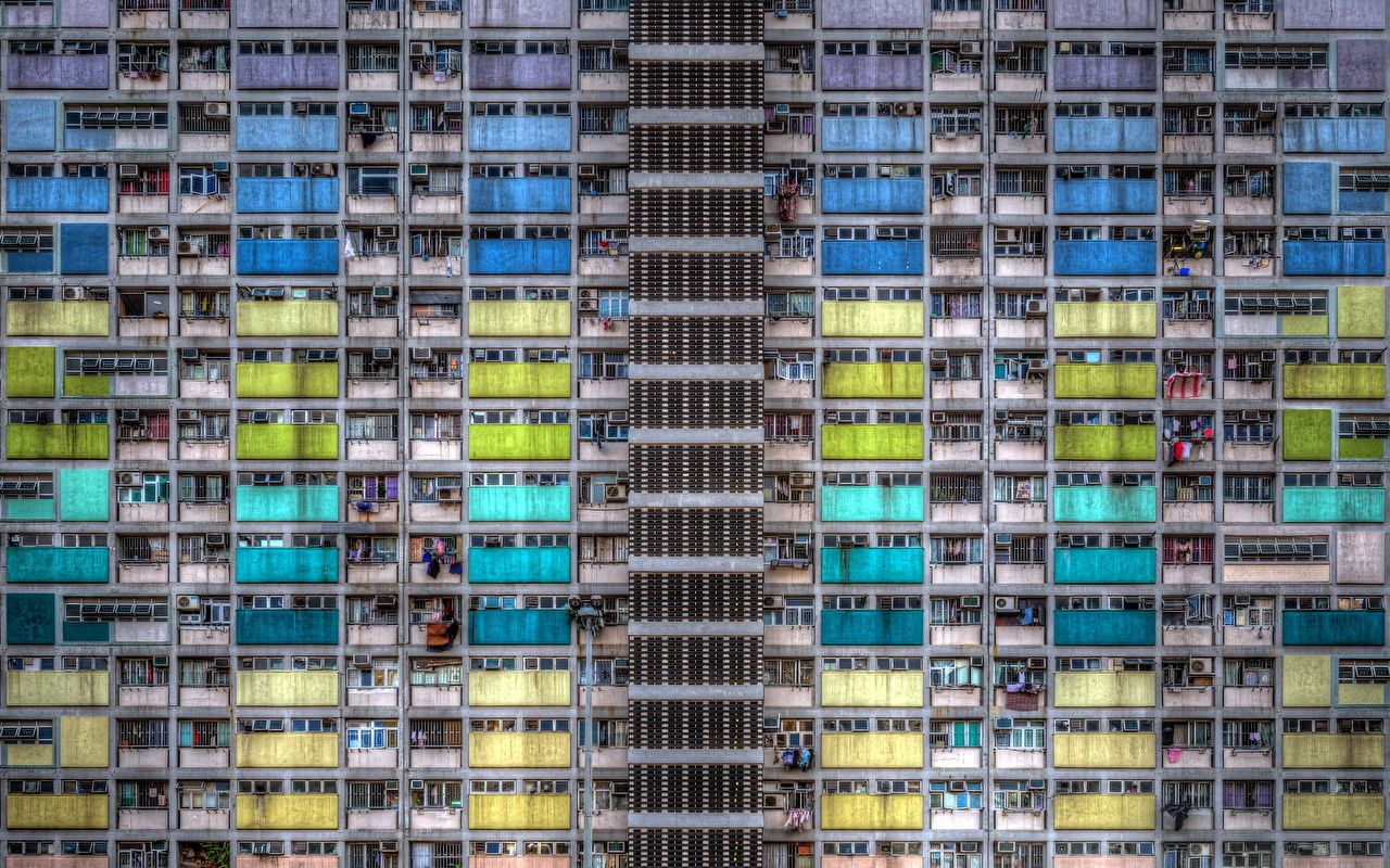 1280x800 Picture Hong Kong China Window Cities Houses