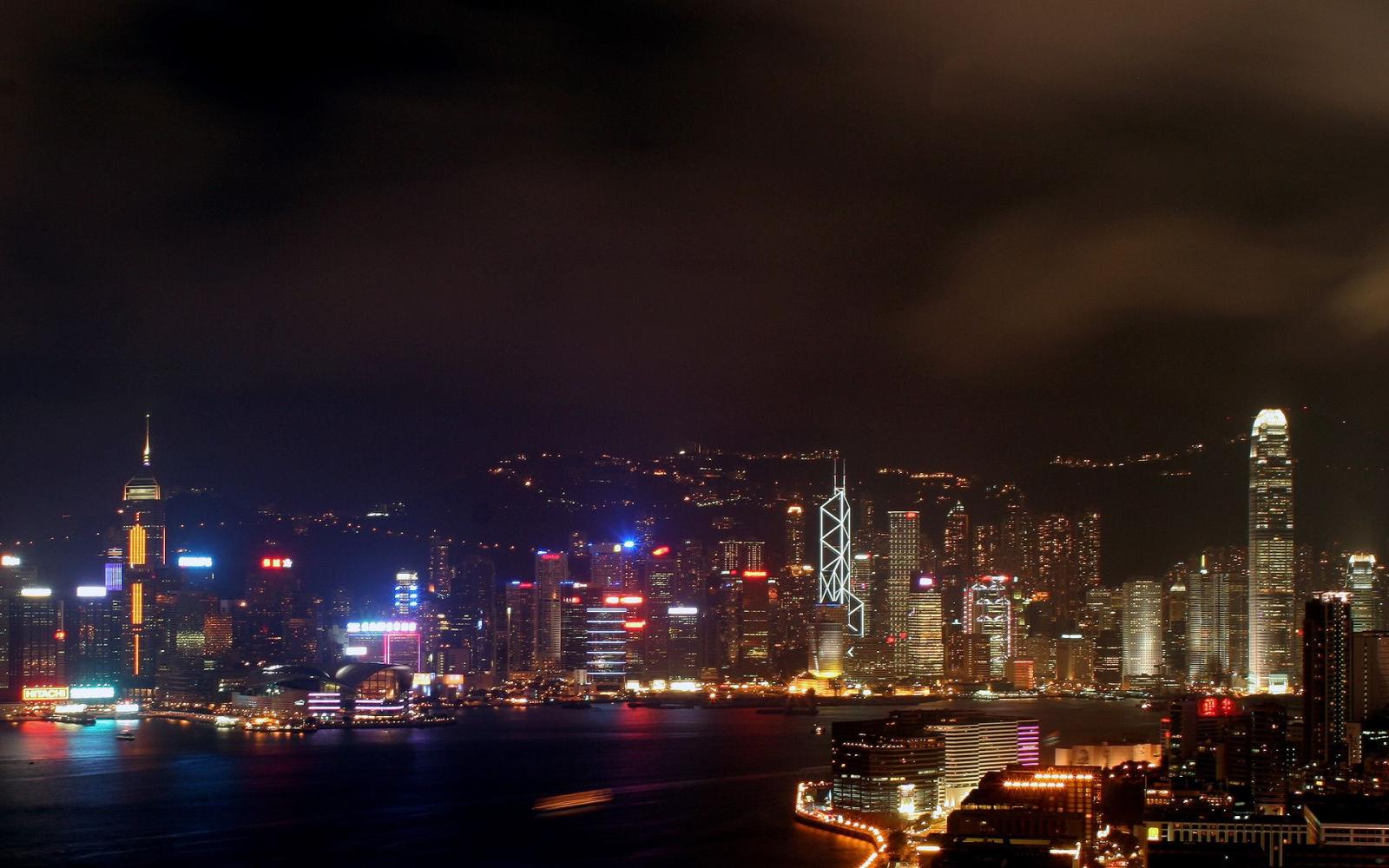 1920x1200 Hong Kong Night | HD Windows Wallpapers