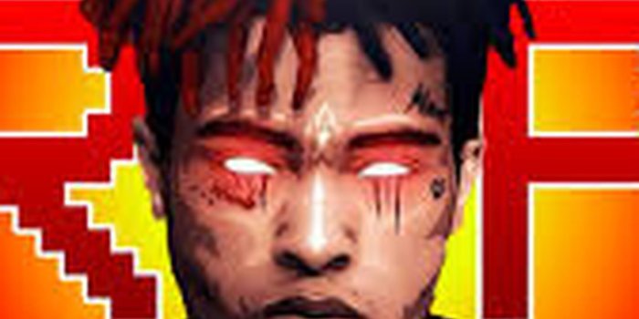 2732x2732 XXXTentacion Red Wallpapers