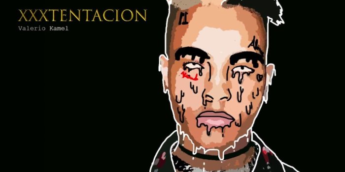 1280x720 PhotoKeymal - Photoshop CC 2018 XXXTENTACION ART -