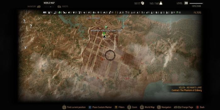 1600x900 100+hrs into the game, just noticed this area. : witcher