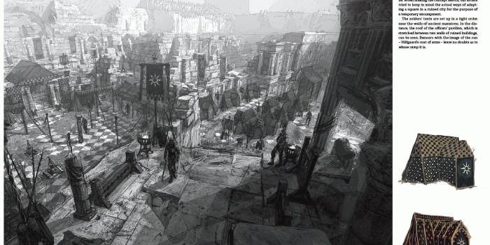 1292x812 The Nilfgaardian Camp in Loc Muinne as seen in The Witcher 2 : witcher