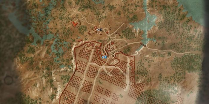 1600x1605 Map of important locations in Military Camp M12 - The Witcher 3