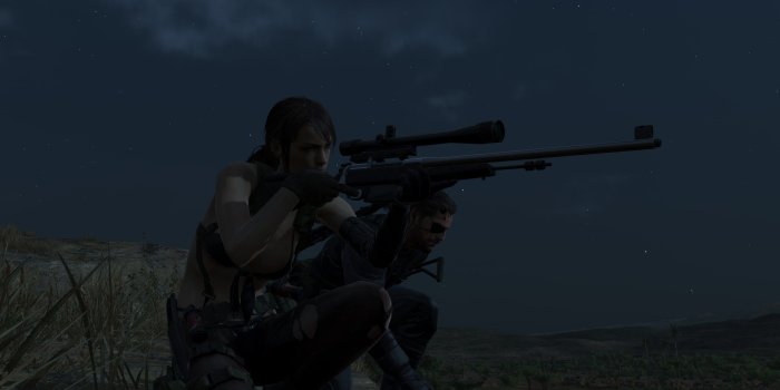2560x1440 Quiet, Metal Gear Solid V: The Phantom Pain, Night, Snake, Big Boss