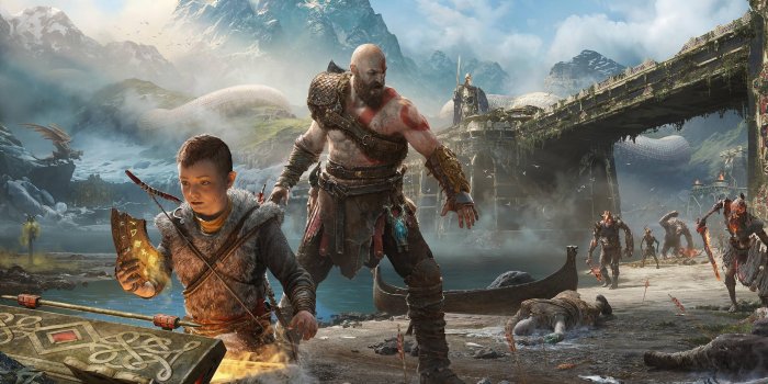 3840x2160 I found this after searching for a 4K GoW wallpaper and it's to good