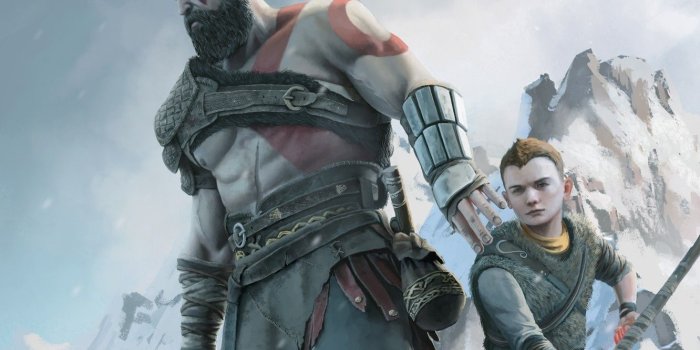 1332x850 Wallpaper kratos, sony, loki, ps4, god of war 4, atreus images for