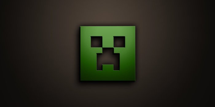 1920x1080 HD wallpaper: yellow Minecraft Creeper face logo, untitled, video