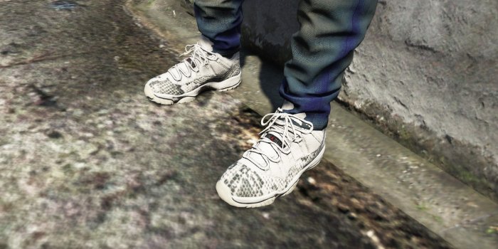 1920x1080 Jordan 11 Low Snakeskin Light Bone - GTA5-Mods.com