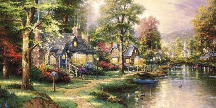 1920x1080 Thomas Kinkade Wallpapers for Desktop (64+ images)