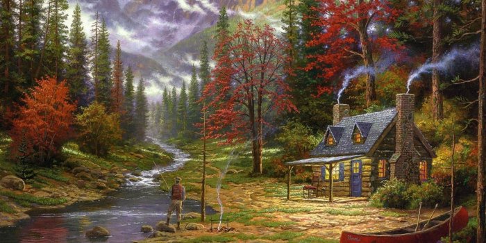 1920x1200 76+ Thomas Kinkade Wallpapers on WallpaperPlay