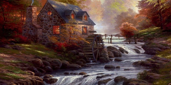 1920x1080 76+ Thomas Kinkade Wallpapers on WallpaperPlay