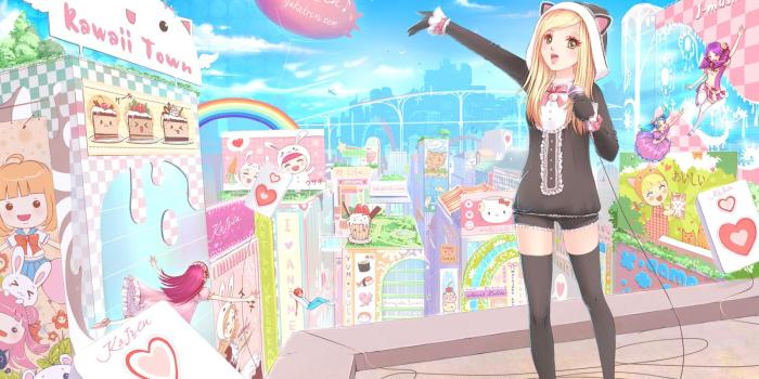 1600x1200 Cute Kawaii Anime Girl - Wallpapers Browse