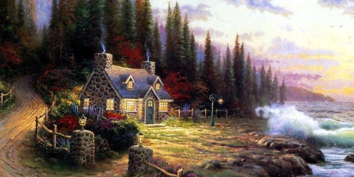 1024x768 Free Thomas Kinkade Wallpapers For Desktop