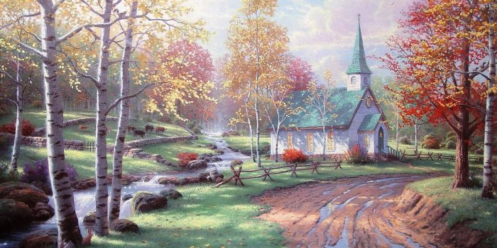 1944x1270 76+ Thomas Kinkade Wallpapers on WallpaperPlay