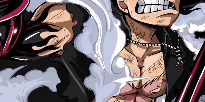 1242x2208 One Piece - Monkey D. Luffy Gear Four Snakeman HD wallpaper download