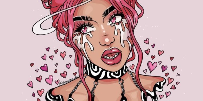 1080x1191 Lippy on Instagram: “#art #girl #weed #420” | Art ♡ in 2019