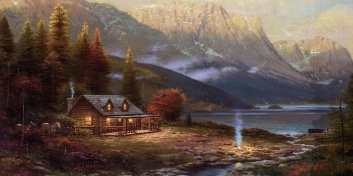 1920x1080 Thomas Kinkade Fall Desktop Wallpaper (106+ images in Collection) Page 3