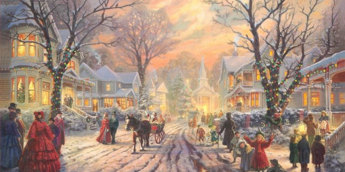 1920x1200 113 Wallpapers by Thomas Kinkade