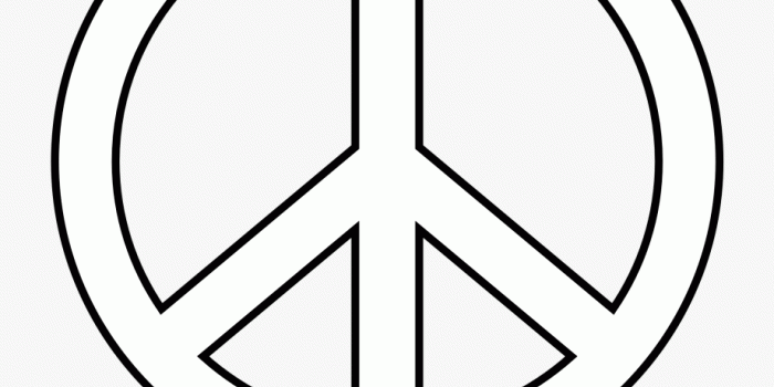 920x940 Pix For Peace Sign Transparent Hand - Peace Sign Clipart Black And