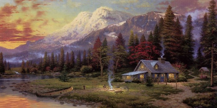 1600x900 Thomas kinkade desktop wallpaper Gallery