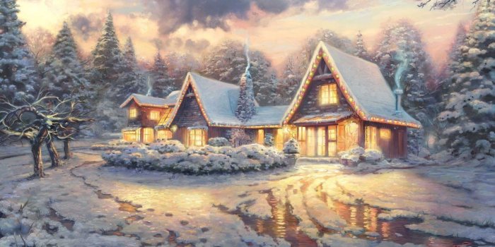 1920x1200 113 Wallpapers by Thomas Kinkade
