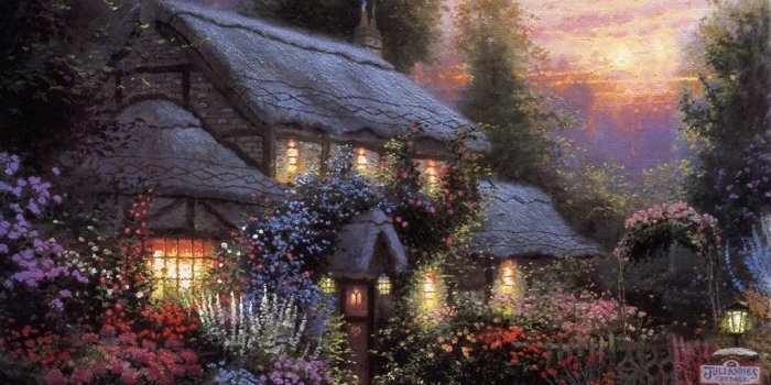 1024x768 10 New Free Thomas Kinkade Wallpaper FULL HD 1920×1080 For PC