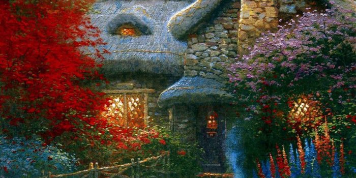 1920x1440 Thomas, Kinkade, Autumn, Wallpaper, Full, HD, N, Cool Images