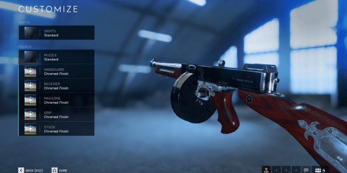 1920x1080 Chromed Typewriter. Who needs mint or gold-plated skins? : BattlefieldV