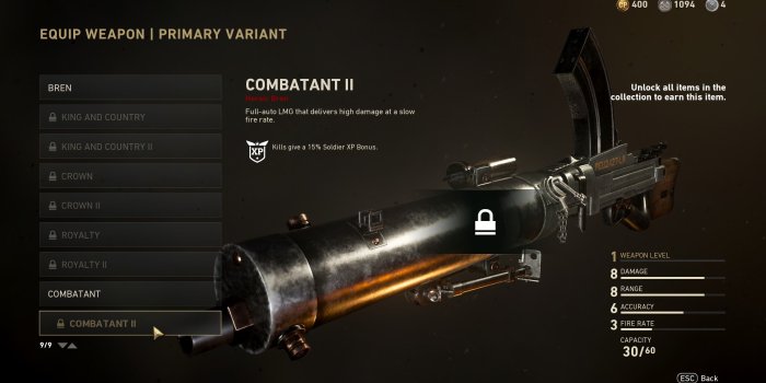 2560x1440 Call of Duty: WW2 - all weapon variants and skins currently in the