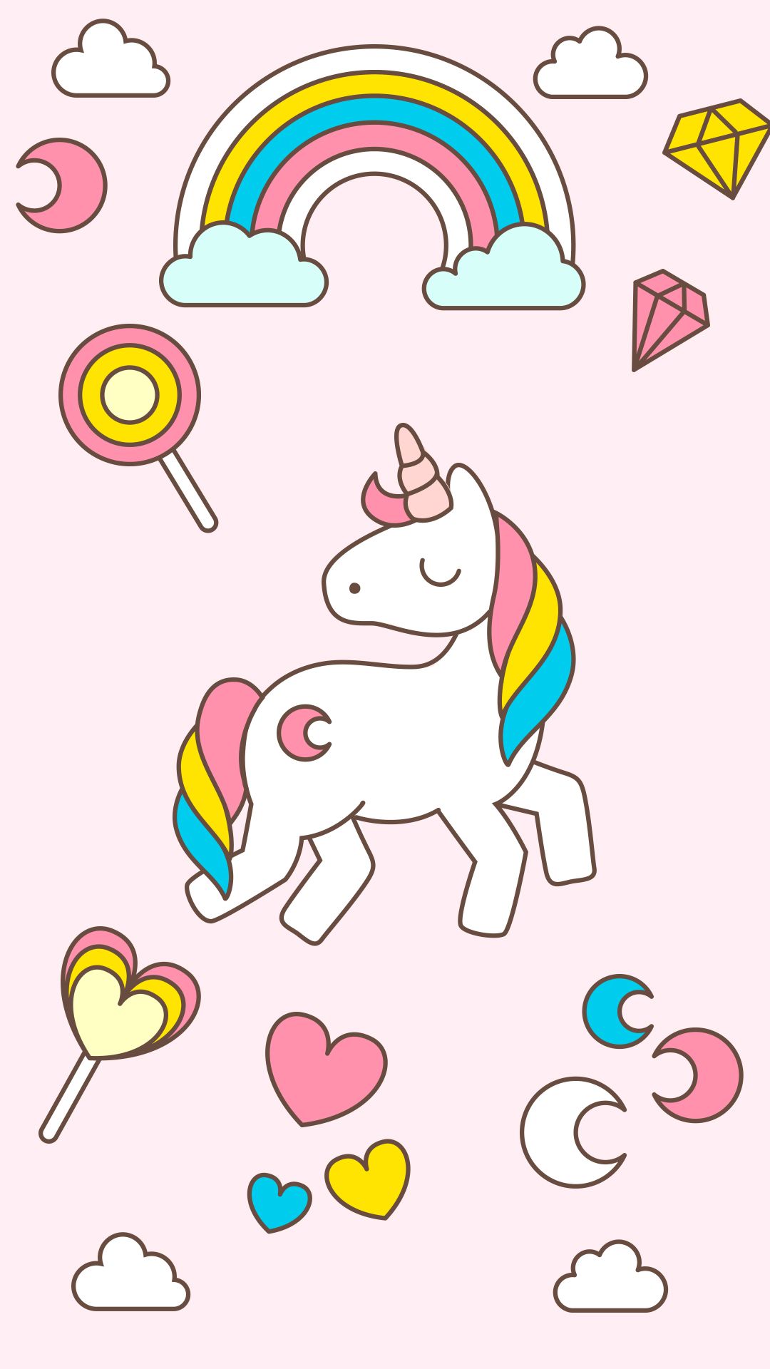 1080x1920 Cute Unicorn Wallpapers – 4kwallpaper.org