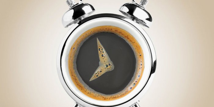 1130x751 The funny coffee clock - good morning