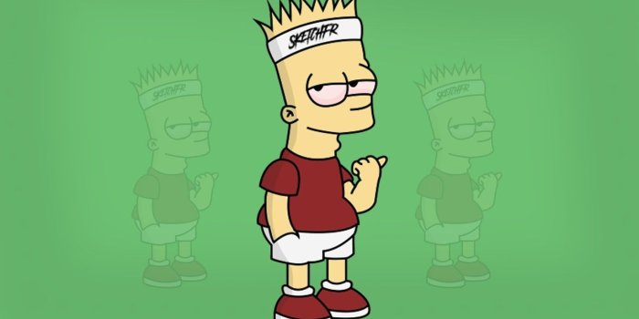 1280x720 How to draw bart simpson supreme