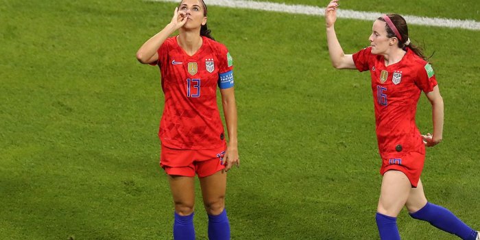 1280x720 2019 FIFA Women’s World Cup™: Alex Morgan gives the U.S the lead, sips tea  in celebration on her birthday | HIGHLIGHTS