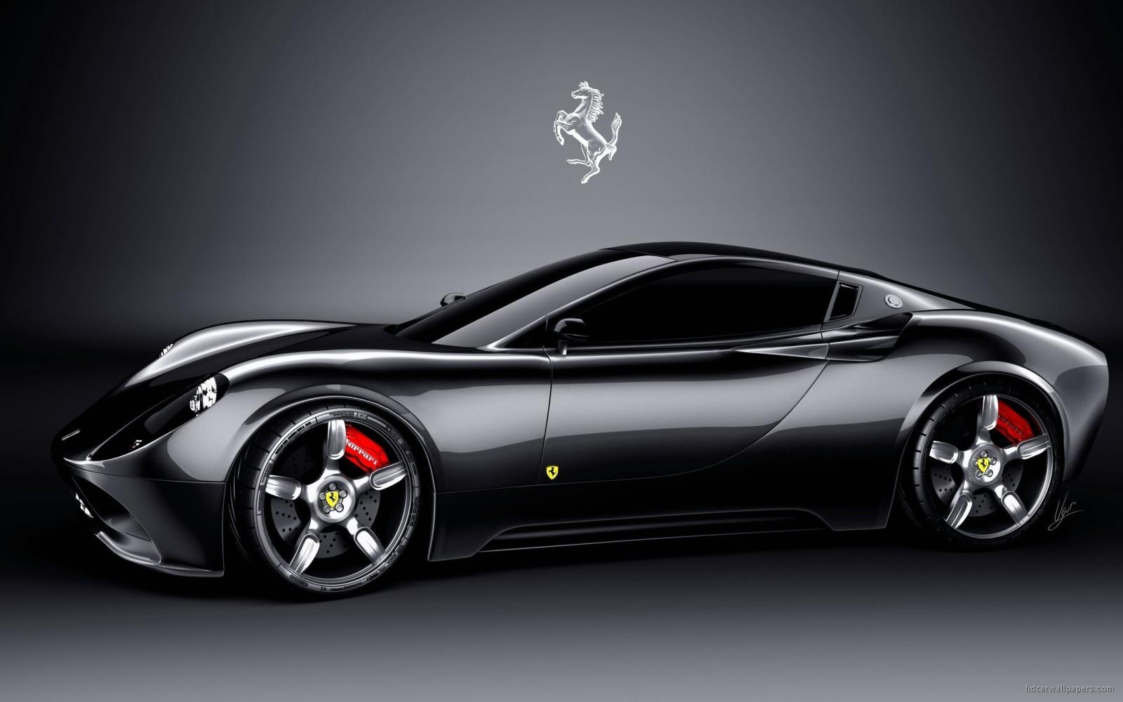 2560x1600 Black Ferrari Car Wallpaper 03 - [2560x1600]