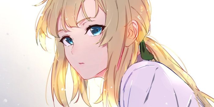 1024x768 Download 1024x768 wallpaper beautiful eyes, blue, blonde, anime girl