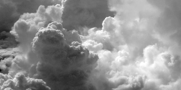 1024x1024 Black & White Clouds | iPad Wallpaper - Download free iPad