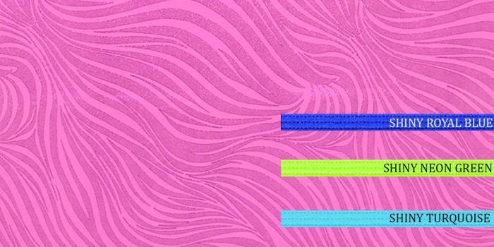 1200x1200 Hot Pink Zebra Mystique Hologram Fabric - 4 way stretch - Imported