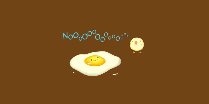1920x1200 Chick and fried egg wallpaper - Funny wallpapers - #20399