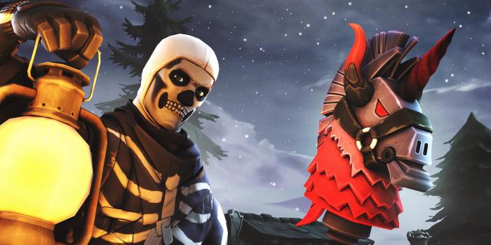 3840x1280 Fortnite - skull trooper HD wallpaper download